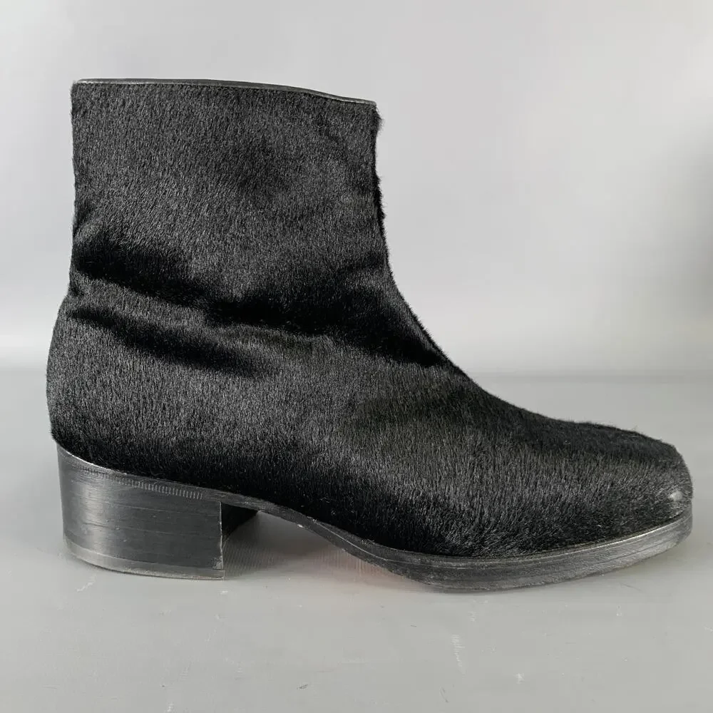 GUCCI Size 9.5 Black Leather Chelsea Boots - Picture 2 of 8